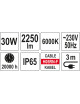 COB LED lampa ar 0,7m - 1,7m statīvu 30W, 2250 lūmeni