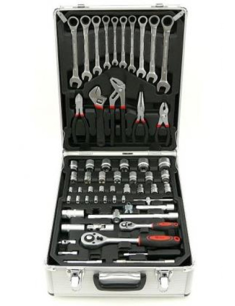 Instrumentu komplekts alumīnija kastē 188 gab