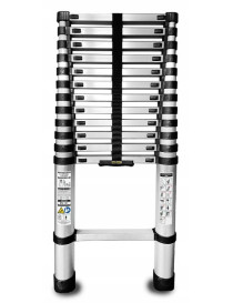 Teleskopiskās kāpnes alumīnija 125kg 13 pak. 3.8m Teleskopiskās kāpnes alumīnija 125kg 13 pak. 3.8m