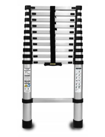 Teleskopiskās kāpnes alumīnija 125kg 11 pak. 3.2m DRABEST Teleskopiskās kāpnes alumīnija 125kg 11 pak. 3.2m DRABEST
