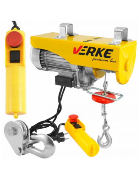 Elektriskā vinča 1050W, 300/600kg VERKE