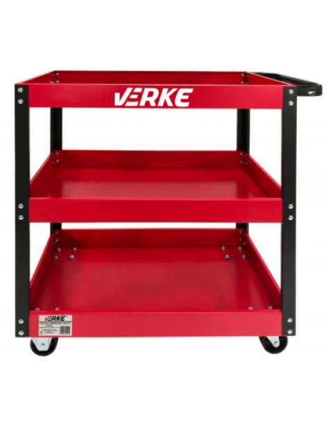 Instrumentu ratiņi ar 3 plauktiem 730x370mm VERKE Instrumentu ratiņi ar 3 plauktiem 730x370mm VERKE