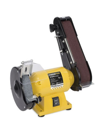 Slīpmašīna ar ripu un slīplentu 240W, Ø150mm PowerPlus X Slīpmašīna ar ripu un slīplentu 240W, Ø150mm PowerPlus X