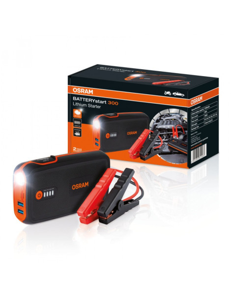 AKUMULATORA PALAIDĒJS OSRAM BATTERYSTART 300 AKUMULATORA PALAIDĒJS OSRAM BATTERYSTART 300