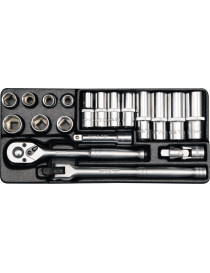 Yato komplekts 3/8" 