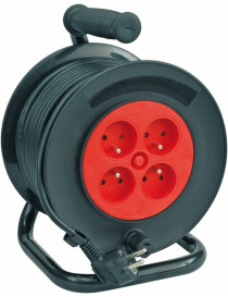 Zemējuma pagarinājums ar CE, 3x1mm2, 25m / 4 kontaktligzdām / 230V Zemējuma pagarinājums ar CE, 3x1mm2, 25m / 4 kontaktligzdām / 230V