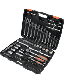 Galvu un atslēgu komplekts 6,3 mm (1/4 ") / 10 mm (3/8") / 12,5 mm (1/2 ") | 111 GAB Galvu un atslēgu komplekts 6,3 mm (1/4 ") / 10 mm (3/8") / 12,5 mm (1/2 ") | 111 GAB