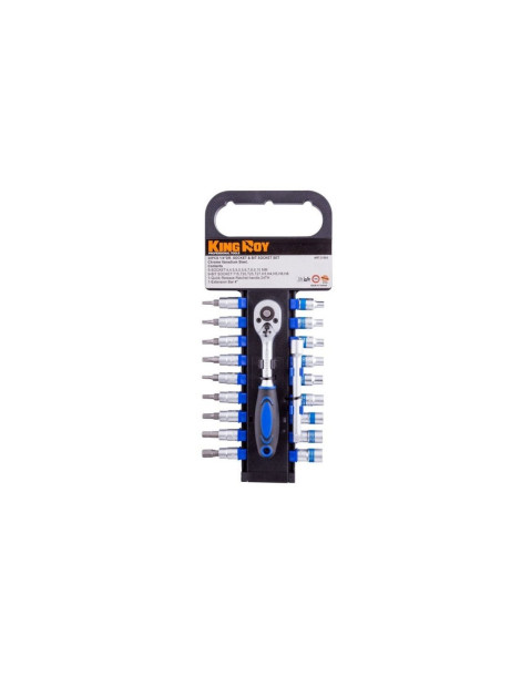 1/4 "TORX uzgaļu komplekts. HEX 20gab. 1/4 "TORX uzgaļu komplekts. HEX 20gab.