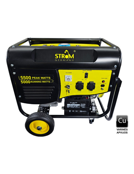 Benzīna ģenerators 5500W, 230V STROM Benzīna ģenerators 5500W, 230V STROM