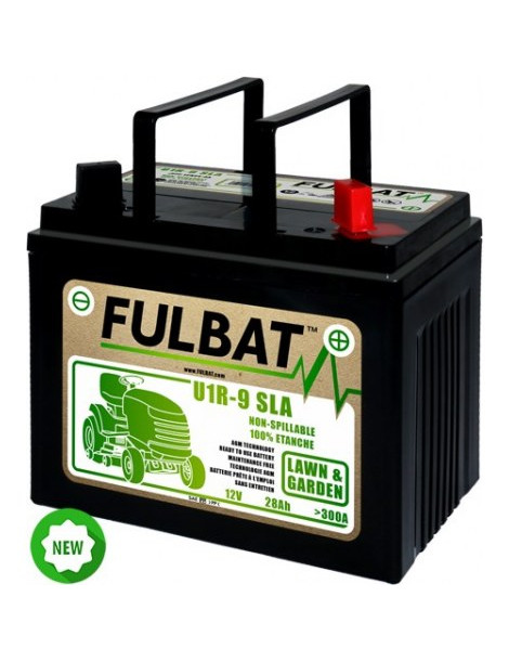 Akumulators Fulbat U1R-9 SLA F550902, 28000 mAh, melns
