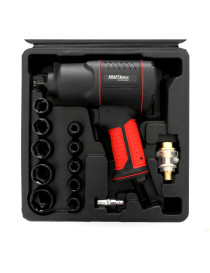 Pneimatiskā uzgriežņu atslēga ar 1/2 "galviņām 1200Nm KD1433 Pneimatiskā uzgriežņu atslēga ar 1/2 "galviņām 1200Nm KD1433