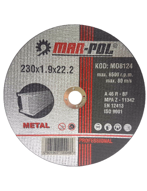 Disks metālam 230X1.9X22.2ММ