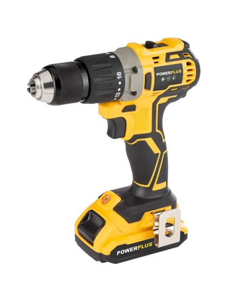 Triecienurbjmašīna 20V 2x2Ah Li-Ion, bezoglīšu POWX00510 POWERPLUS X Triecienurbjmašīna 20V 2x2Ah Li-Ion, bezoglīšu POWX00510 POWERPLUS X