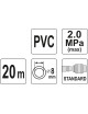 Gaisa šļūtene PVC 8мм х 20м Gaisa šļūtene PVC 8мм х 20м