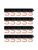 Sienas stiprinājums instrumentiem 4 gab. x 40 cm | 160 cm Sienas stiprinājums instrumentiem 4 gab. x 40 cm | 160 cm