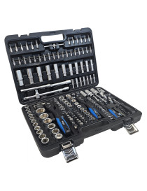 Instrumentu komplekts 173 gab., 1/4″, 3/8″ un 1/2″ Instrumentu komplekts 173 gab., 1/4″, 3/8″ un 1/2″