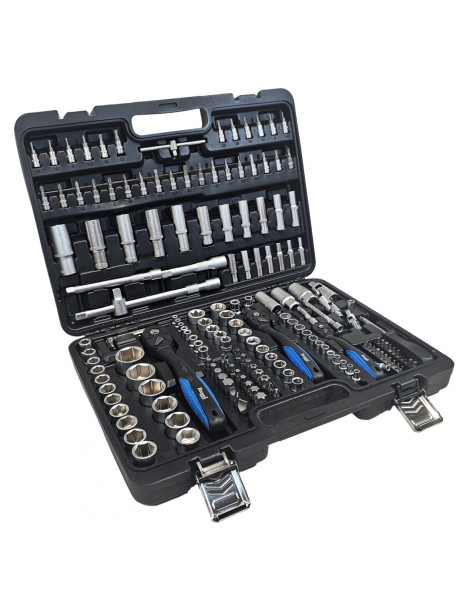 Instrumentu komplekts 173 gab., 1/4″, 3/8″ un 1/2″ Instrumentu komplekts 173 gab., 1/4″, 3/8″ un 1/2″