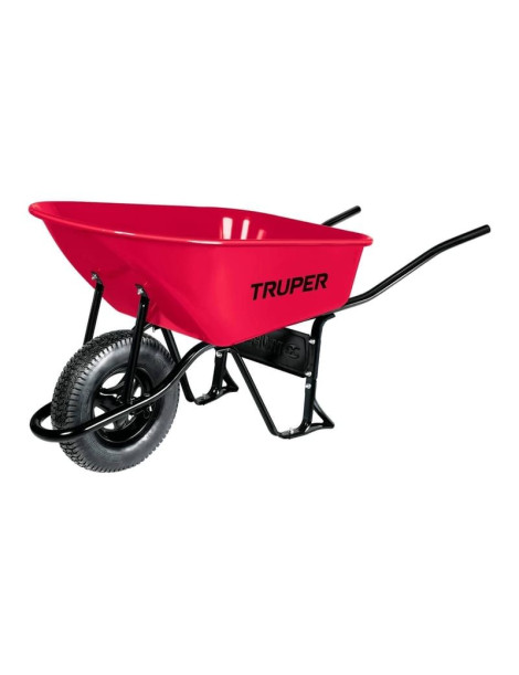 Ķerra ar metāla tilpni 100L, maks. 580kg Truper Ķerra ar metāla tilpni 100L, maks. 580kg Truper