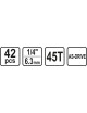 Komplekts 1/4 42 GB